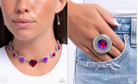 Valentines Vibe & Bedazzled Babe two-piece set