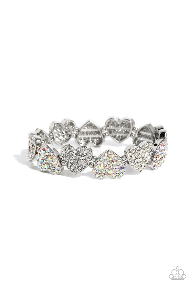 Headliner Heart - White ♥ Bracelet