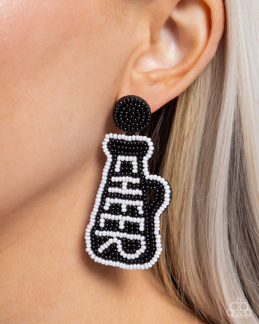 Thrilling Touchdown - Brown. Cheer Captain- Black Paparazzi Earring Bundle.