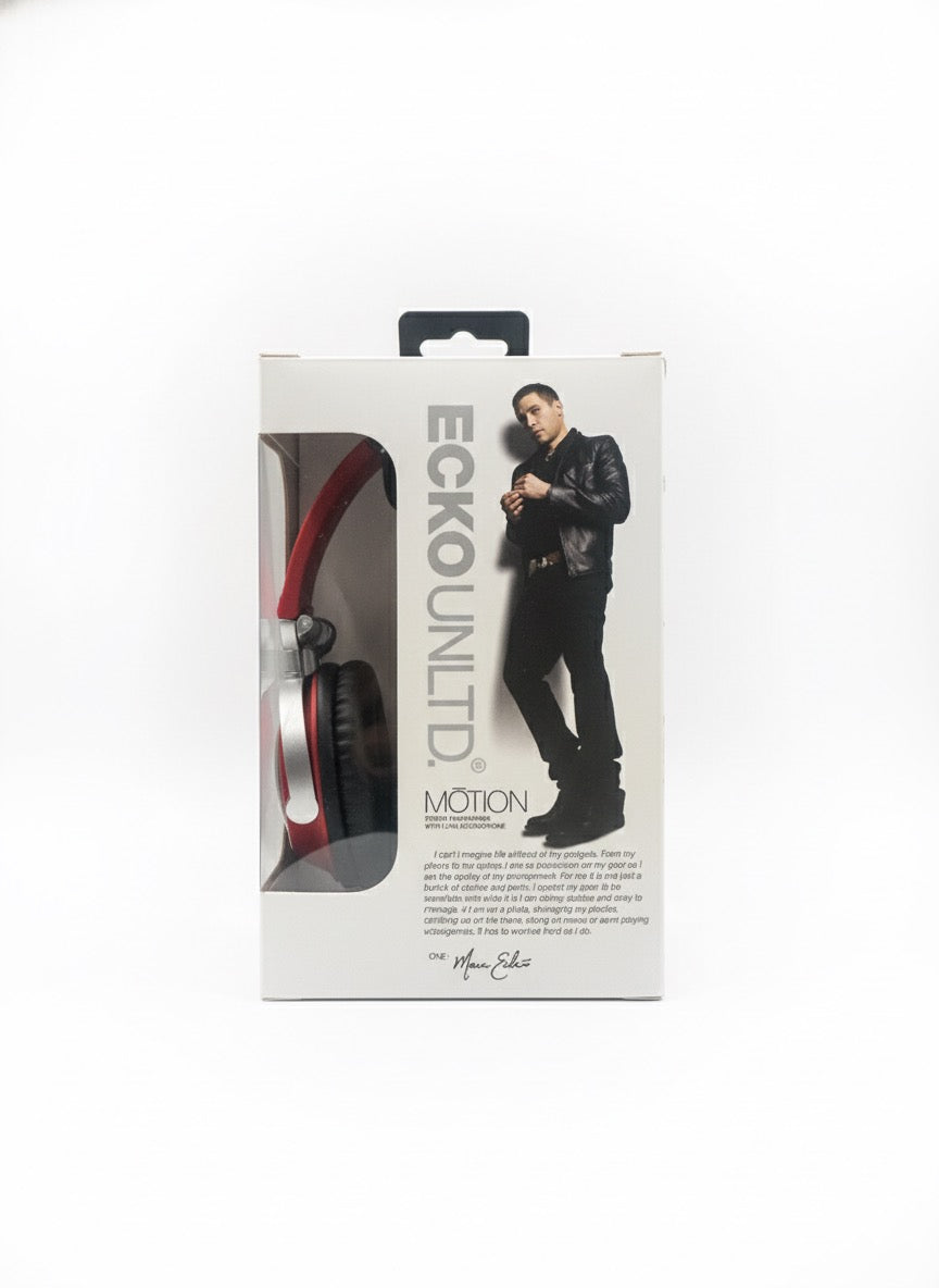 Ecko Unltd. Red Motion Headphones – Dynamic Sound Performance