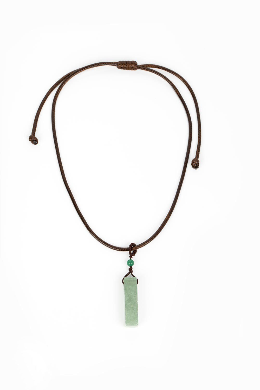 Comes Back ZEN-fold - Green Necklace