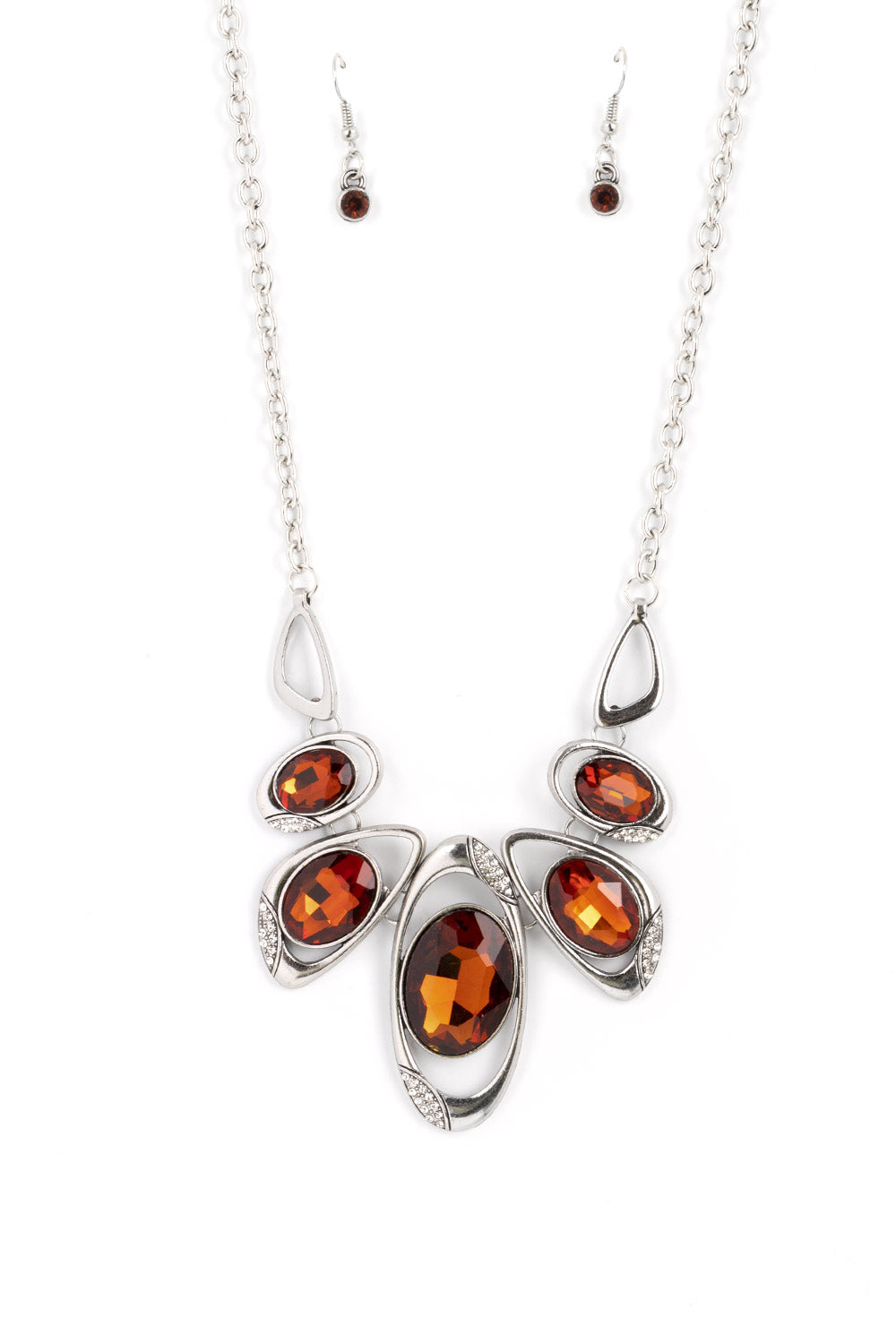 Hypnotic Twinkle - Brown Necklace