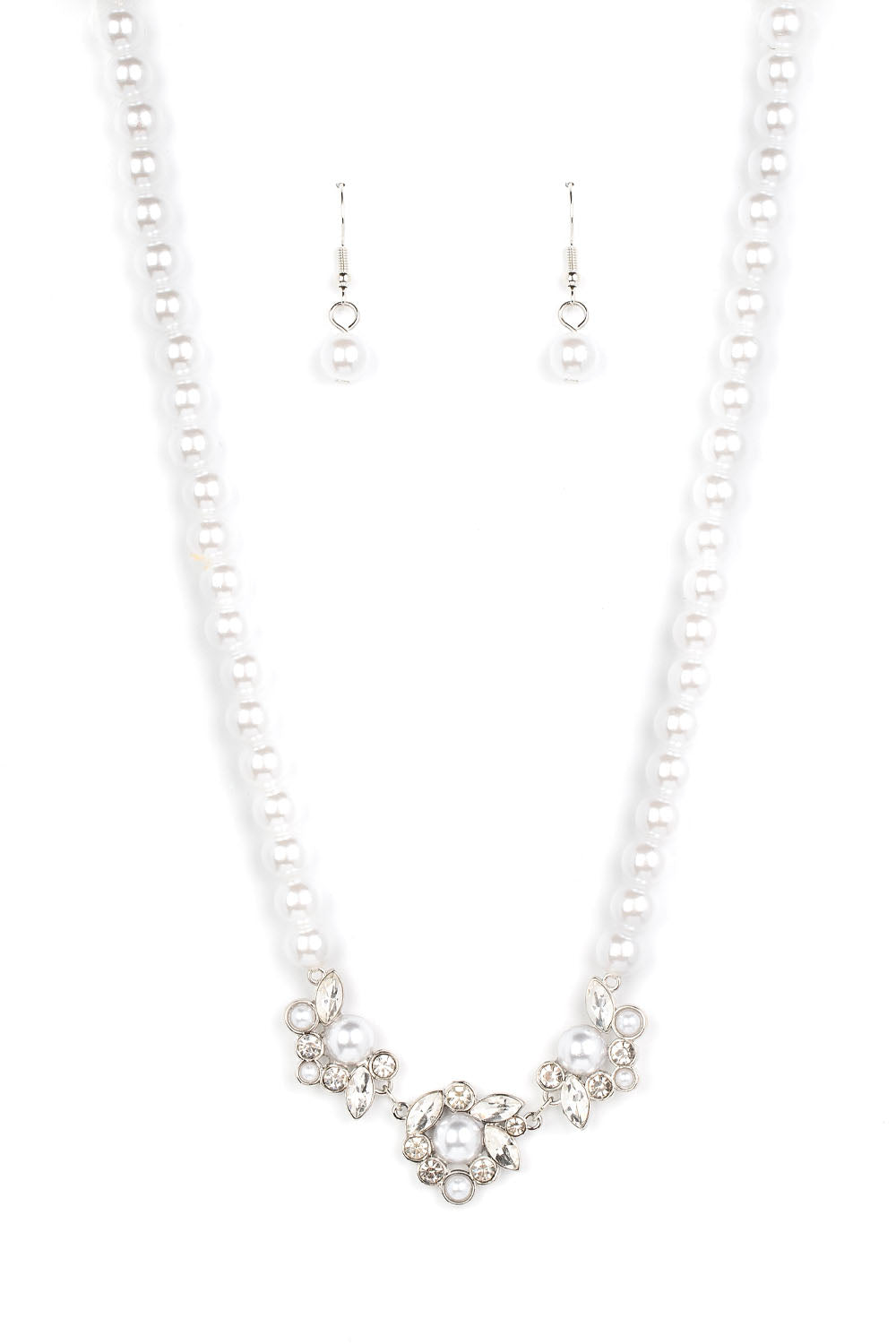 Royal Renditions - White Necklace