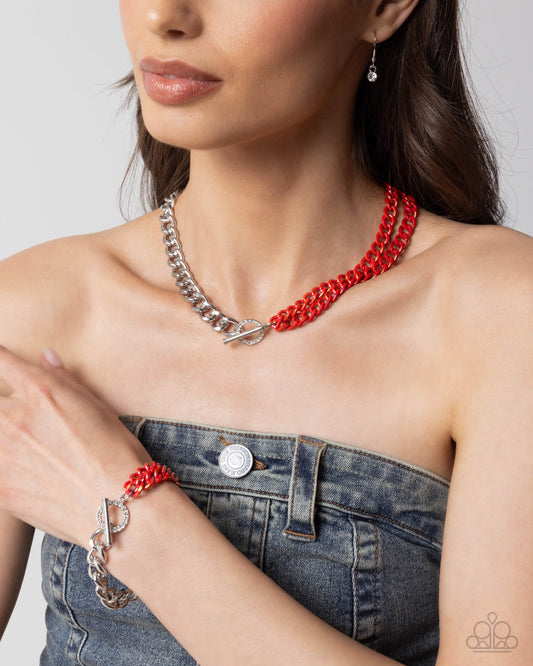 Iridescent Icon - Red 2 Piece Set