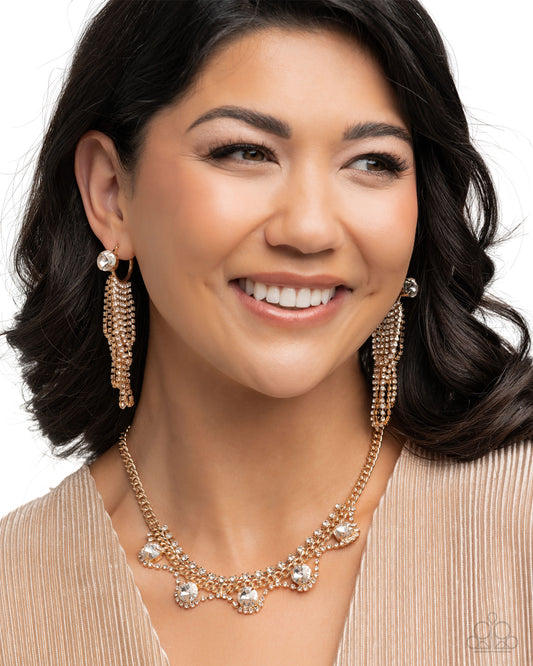 Complete Look  Necklace: "Never Enough Elegance - Gold"