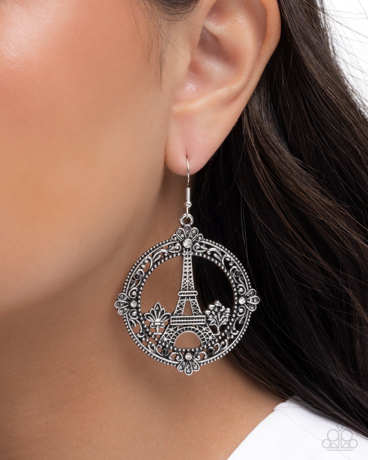 Enamored Eiffel Tower - Black