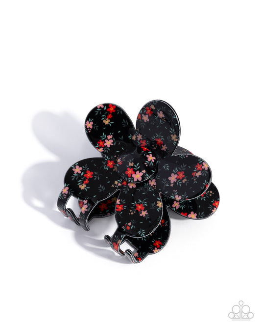 Dueling Flowers - Black