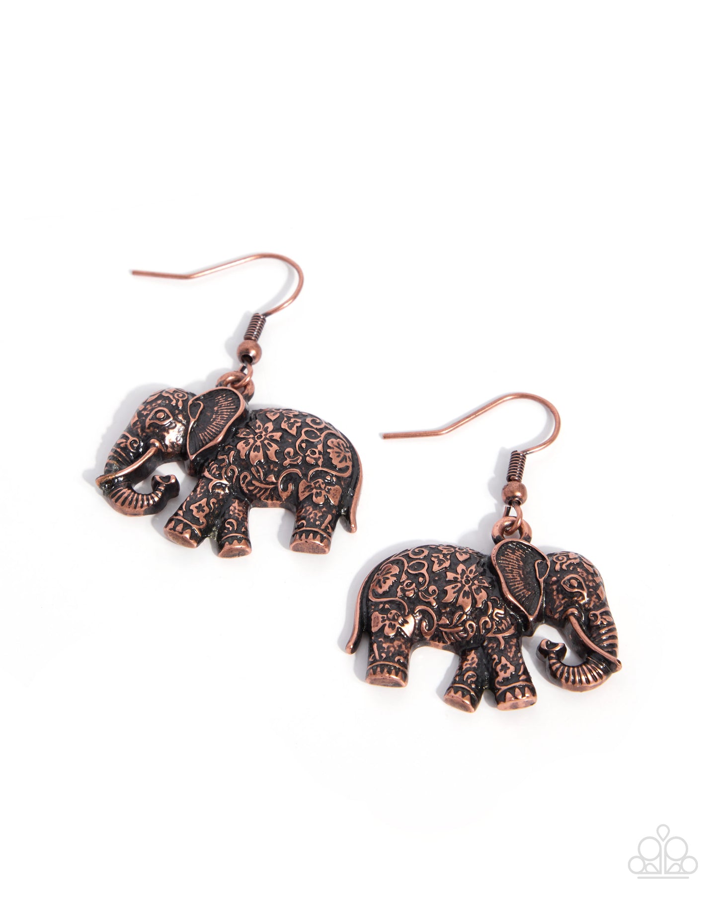 Embellished Elephant - Copper