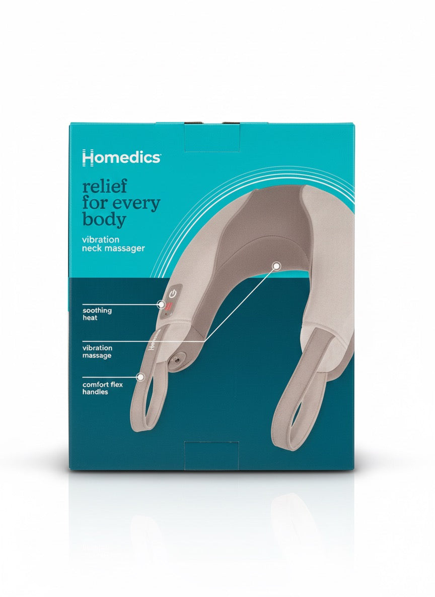 🌀 Homedics Vibration Neck Massager with Heat