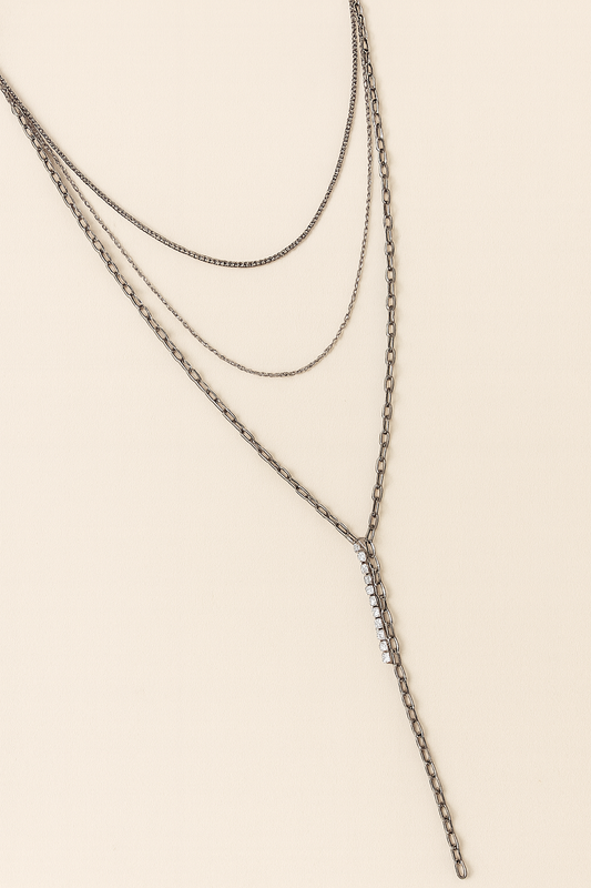 Ornate Obsession White Necklace