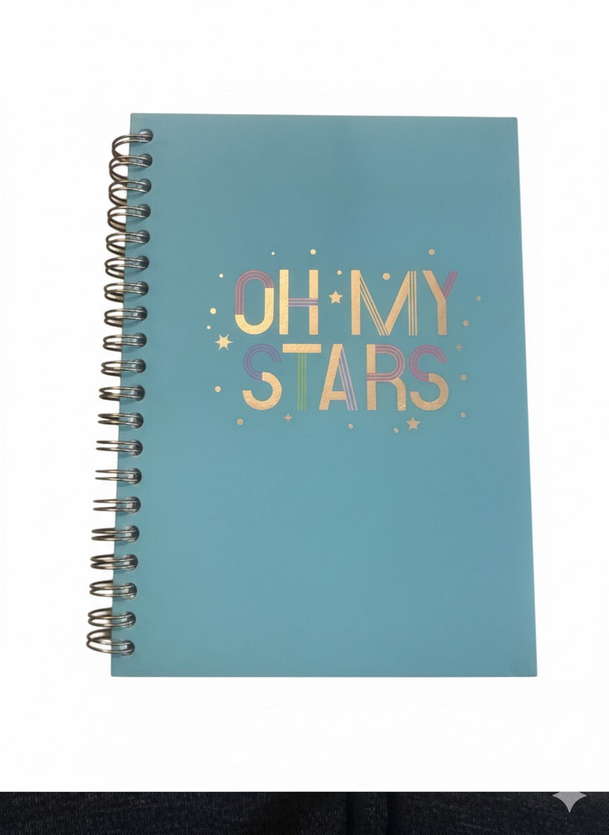 Oh My Stars notebook and pouch set