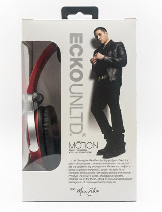 Ecko Unltd. Red Motion Headphones – Dynamic Sound Performance