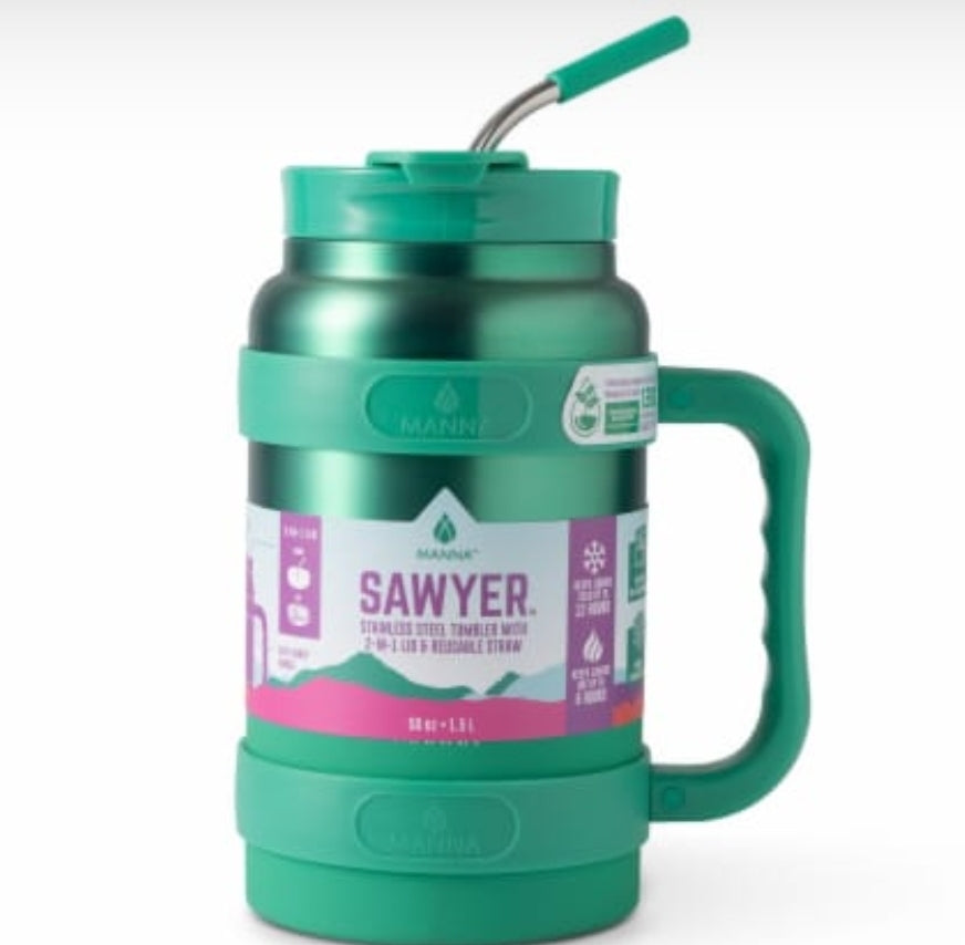 Manna™ Sawyer™ Stainless Steel Bottle - Coral - 50oz