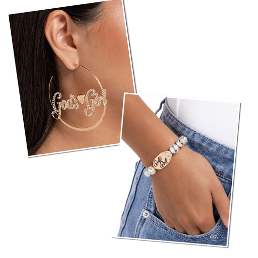 God's Girl Set - Gold